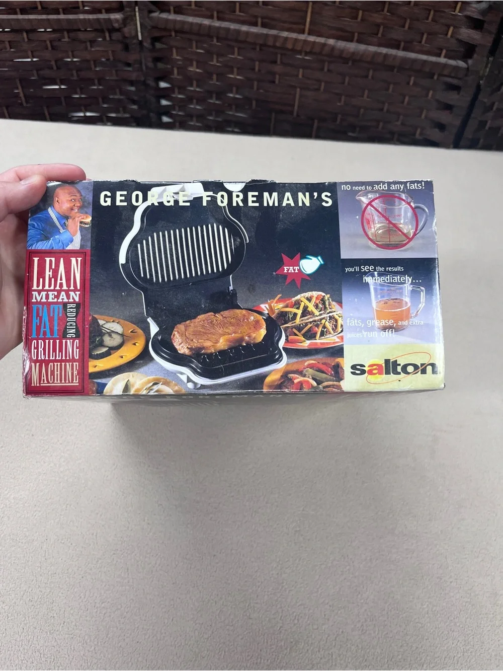 George Foreman's Lean Mean Fat Reducing Grilling Machine